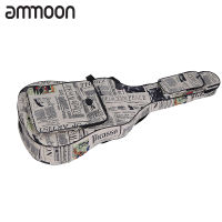 [okoogee]600D Water-resistant Oxford Cloth Newspaper Style Double Stitched Padded Straps Gig Bag Guitar Carrying Case for 40Inchs Acoustic Classic Folk Guitar