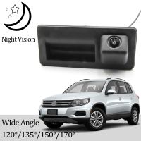 Kamera Spion ฟิชอาย CCD HD AHD สำหรับ Volkswagen Tiguan B7 2011 2012 2013 2014 2015ที่จับท้ายรถ2016จอภาพส่องหลัง