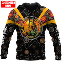 New Kangaroo Mens Zippered Hoodie, Original 3d Printing, Zippered Hood, Men And Women Can Wear, Casual Jacket, Tdd36 Sportswear popular