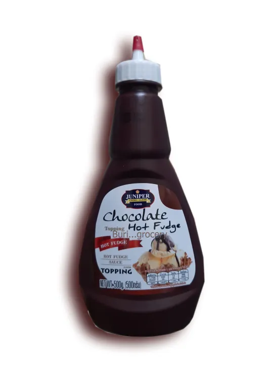 Juniper Chocolate Topping Hot Fudge 500 G จูนิเปอร์ ช็อกโกแลต ท็อปปิ้ง ฮ็อท ฟัดจ์ 500 กรัม 1220