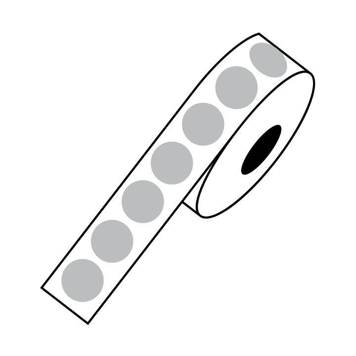 see-d-labels-สติ๊กเกอร์-พีวีซีใส-วงกลม-20-และ-25-มม-ชนิดม้วน