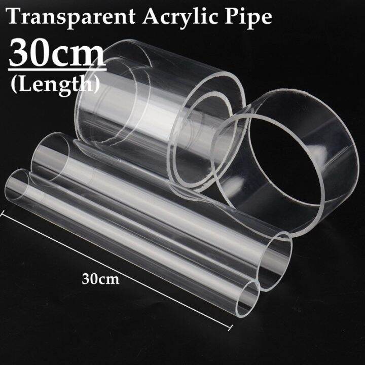 2pcs 30cm O.D16110mm Clear Acrylic Pipe Tube DIY Aquarium Fish Tank