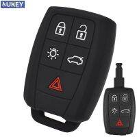 [More Suitable]สำหรับ Volvo XC90 C70 S60 D5 V50 S40 C30ซิลิโคน Remote Key กรณี Fob Shell Cover ผิว5ปุ่ม