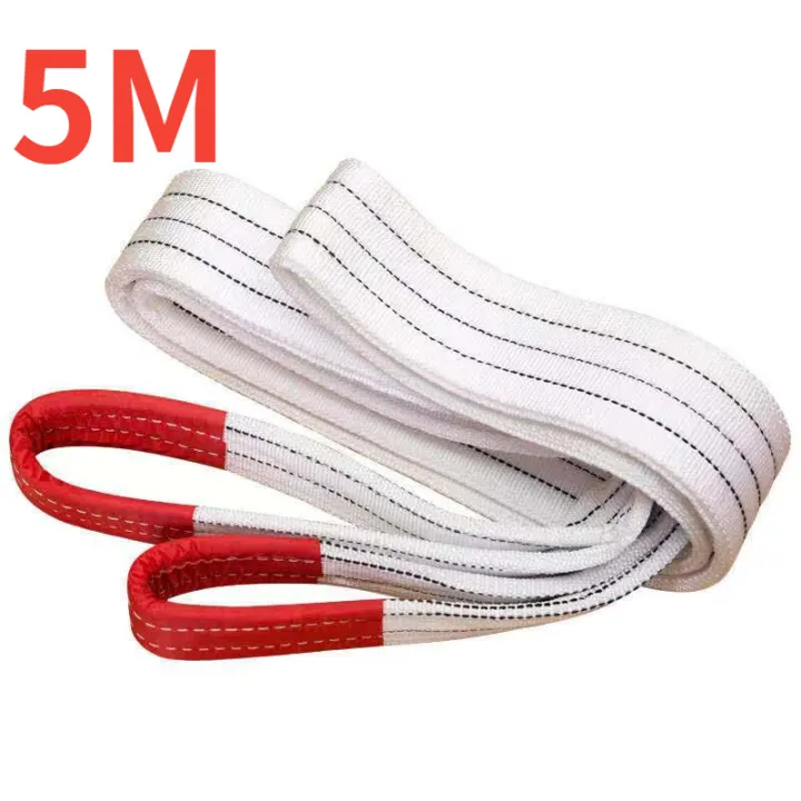 (STOCK&COD) 8T (12cm wide) polyester webbing heavy sling lifting belt 4 ...