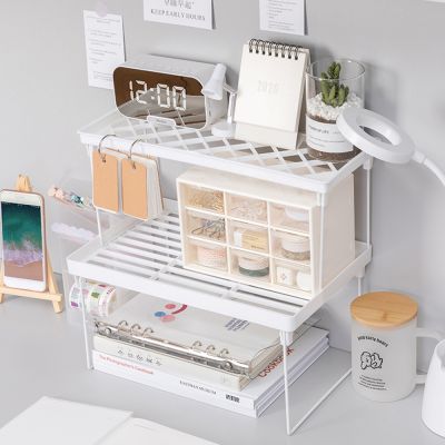 Home Organizer Storage Shelf Space Saving Decoration Foldable For Kitchen Convenience Desk Organization Kitchen Accessories