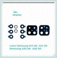 Lens Samsung A22 4G อะไหล่เลนกล้อง กระจกเลนส์กล้อง กระจกกล้องหลัง Camera Lens (ได้1ชิ้น) อะไหล่มือถือ Bin Display