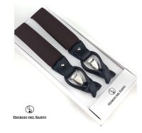 Giorgio Del Sarto Adults Suspender Brown สายเอี้ยมสีน้ำตาล