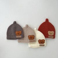 【YD】 Cartoon Soft Warm Baby Beanie Knitted Hats Toddler Kids Boys Pacifier Cap