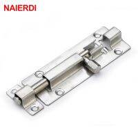 ✆ NAIERDI Furniture Door Bolts 4/5/6/8/10/12 Inch Stainless Steel Locks Sliding Door Chain Latch For Gate Security Hardware