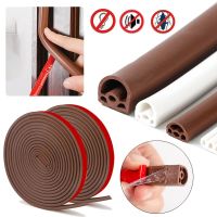 6M Silicone Window Sealing Strip Door Sound Insulation Weatherstrip Self-adhesive Anti-Collision Windproof Dustproof Seal Tape Decorative Door Stops