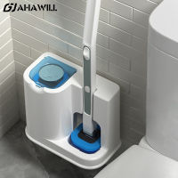 AHAWILL Disposable Toiletwand Cleaning Brush Toilet Brush Holder With Replacement Brush Head Wc Accessories For Bathroom Toilet