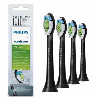 For Genuine Philips Sonicare W2 Replacement Toothbrush Heads, HX6064, Black, Pack of 4&amp;8 xnj