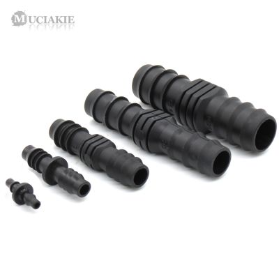 hot【DT】✴☫  MUCIAKIE 1/4 3/8 DN16 DN20 DN25 Barb Garden Connecter Straight Drip Couplers Irrigation Fittings