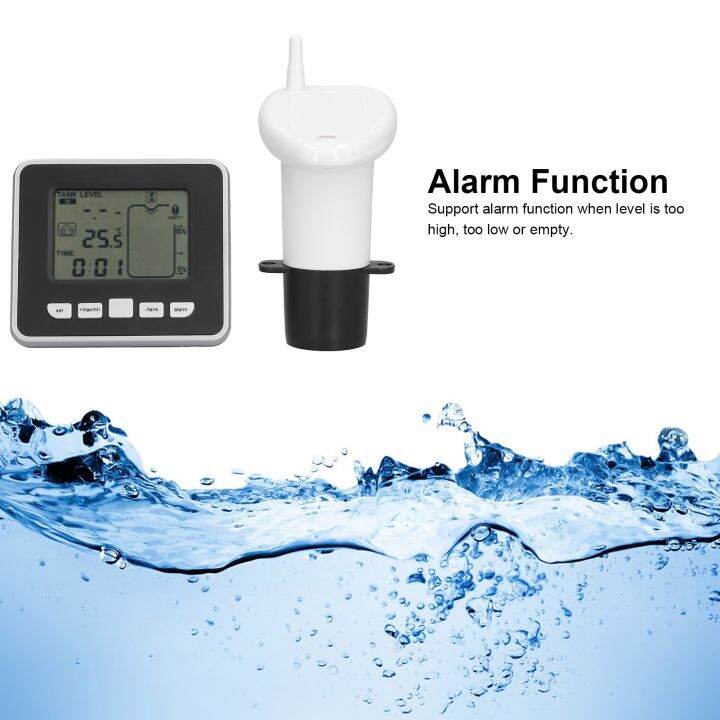 Tanks Depth Gauge Digital Display Water Tank Level Meter with Timer for Measurement Lazada.co.th