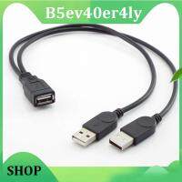 B5ev40er4ly SHOP B5ev40er4ly SHOP USB 2.0 A Female to Dual Male Splitter DC Power Supply Extension Cable Super Speed Data Sync Charging for U Disks