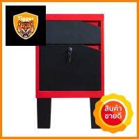 ตู้ลิ้นชักเหล็ก KIOSK KN-103 สีดำ/แดงDRAWER STEEL CABINET KIOSK KN-103 BLACK/RED **สามารถออกใบกำกับภาษีได้ค่ะ**