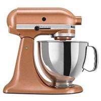 เครื่องผสมอาหาร KitchenAid Artisan 4.7L 110V สี Copper Pearl แถมฟรีหม้อแปลงไฟ 500W