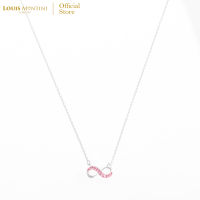 Louis Montini (Jewelry) Sterling Silver 925 Necklace สร้อยคอเงินแท้ 92.5% สร้อยคอผู้หญิง รูป Infinity LJNC05