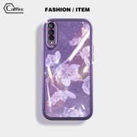 Callfire เคสสำหรับ โทรศัพท์กระดาษสีชมพูสว่างระยิบระยับ Vivo S1 IQOO NEO 1907 ลายพิมพ์ TPU ลายดอกไม้ Bauhinia ป้องกันการชนกัน