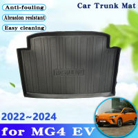 รถด้านหลัง Trunk Mats สำหรับ MG4 EV 2022อุปกรณ์เสริม MG 4 Mulan EH32 2023 2024กันน้ำ Cargo Liner Trunk ถาดพรมเก็บ Pad