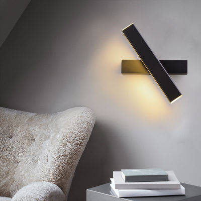 LED Wall Lamp 6W 12W Aluminum Modern Design Nordic Indoor Wall Sconce Lamp Nightlight AC85-265V For Living Room Bedroom Bedside