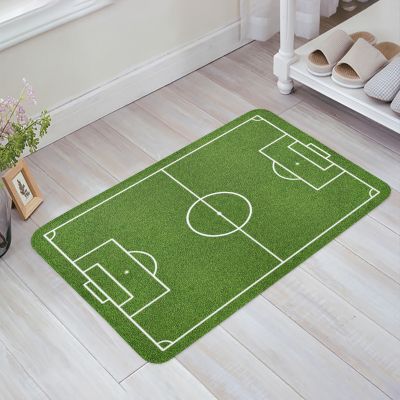 Soccer Balls Football Field Carpet For Living Room Area Rug Floor Mat Bedside Hallway Doormat Kids Bedroom Rug Home Decoration