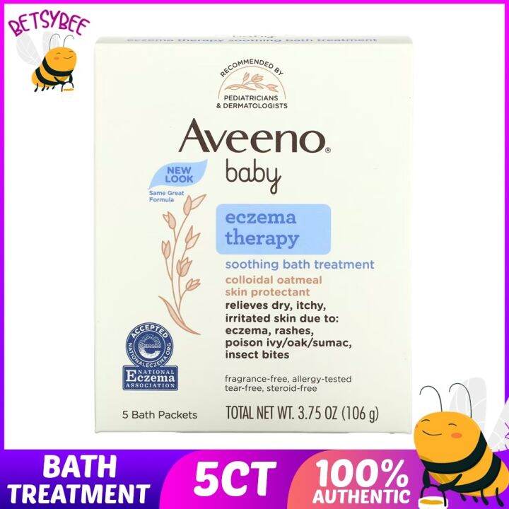 Aveeno Baby Eczema Therapy Soothing Bath Treatment Colloidal Oatmeal