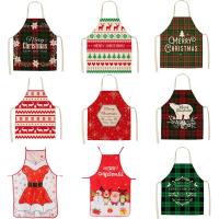 Christmas Linen Apron Kitchen Creative Decoration New Year Gifts for Men&amp;Women Kitchen Household Items Christmas Gift Delantal