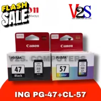 หมึกแท้ ตลับหมึกอิงค์เจ็ท Canon Ink PG-47 / CL-57  สีดำ แ สี ของแท้ 100% #หมึกเครื่องปริ้น hp #หมึกปริ้น   #หมึกสี   #หมึกปริ้นเตอร์  #ตลับหมึก