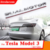 2021 New Model3 Tesla Car Styling Tail Gate Emblem Sticker for Tesla Model 3 Accessories Car Rear Trunk Decor Letters Stickers