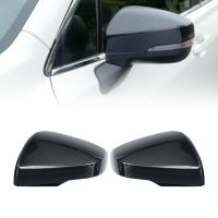 Carbon Fiber ABS Side Rearview Mirror Cap Decoration Cover Trim Car Styling Accessories For Subaru forester 2019 2020