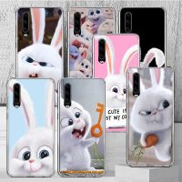 เคสมือถือกระต่ายน่ารักการ์ตูนเคสสำหรับหัวเหว่ย P10 P40 P30,P50 P20 Lite P Mate 10 20 30 40 Pro ลายศิลปะ Coque Funda