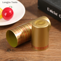 Longjia Tools 10pcs PVC Heat Shrink CAP barware อุปกรณ์เสริมการชงขวดไวน์ซีลฝาครอบ