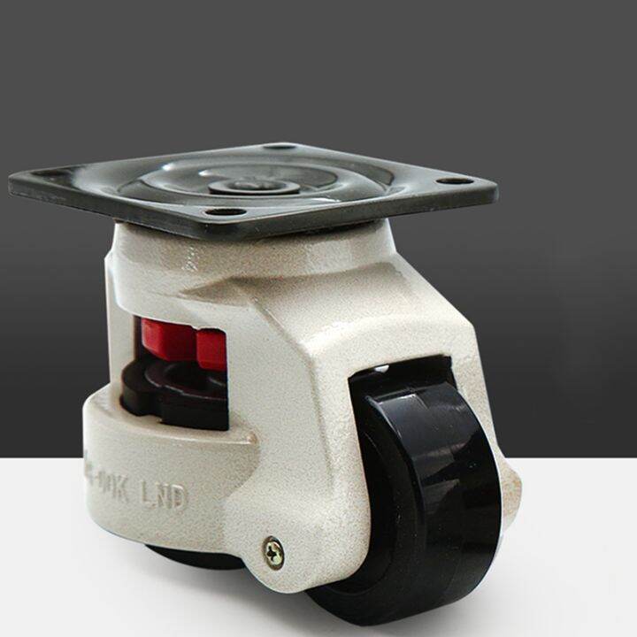 3x-rubber-foot-40f-foot-level-adjustment-equipment-cart-caster-60kg-load-capacity-furniture-leveling-foma-wheel