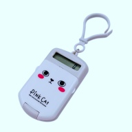 Portable Digit Calculator Mini Calculator Cartoon Cute Keychain Office thumbnail