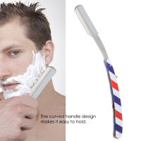 มีดโกนหนวดแบบพับได้ Salon And Home Use Colorful Shaving Beard Tool Barber Blade Razors Stainless Steel Folding Shaving Hair Cutting Clipper for Home &amp; Salon Use