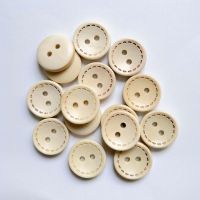 50PCs Wood Sewing Buttons Scrapbooking Round Two Holes Dash Line 10mm Dia. Costura Botones decorate bottoni botoes B20410