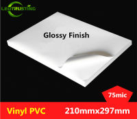 50 sheets A4 Size 210mmx297mm Vinyl PVC Sticker Glossy &amp; Matt White Label Printing PVC A4 Adhesive Stickers for Printer