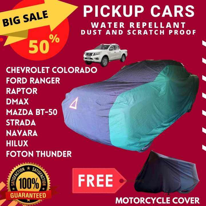 CAR COVER PICK UP WATER REPELLANT DUST PROOF SCRATCH PROOF FREE MOTOR