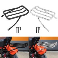 Black Chrome Motorcycle Sissy Bar Rear Luggage Rack Holder Bracket For Harley Sportster XL 883 1200 48 72 2004-up