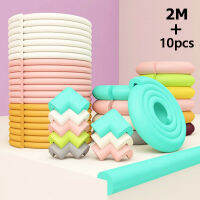 10Pcs Baby Safety Corner 2M Baby Security-แถบป้องกันขอบและมุมยามป้องกันเด็กป้องกันเฟอร์นิเจอร์ Corners