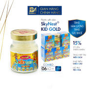 Mua 5 tặng 1Nước Yến Sào SkyNest Kid Gold 15% Tổ Yến Thực Phẩm Bổ Sung Cho