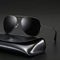 【hot】 Brand Design Classic Aviation Sunglasses Mirror Driving Frame Polit Glasses Male UV400 De Sol Men ！