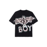 เสื้อยืด Boy London แท้แขนสั้นอินเทรนด์2023หน้าร้อนใหม่ปีกแป้งชายและหญิงคู่กับนกอินทรีครึ่งแขนเสื้อแบบอังกฤษ