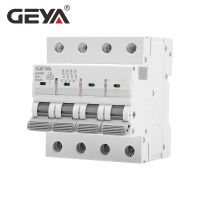 GEYA 10KA 32A MCB 4P 6A 10A 16A 63A GYM9H 40A 50A Circuit Breaker 220V C Curve CE CB ได้รับการอนุมัติ