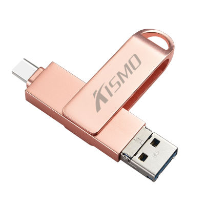Kismo 3 in 1 Type-C USB Flash Drive 16gb 32gb 64gb USB3.0 Memory Stick OTG Pen Drive for samsung S6 S7 S8 S9 A3 A5 A7 J3 J5 J7
