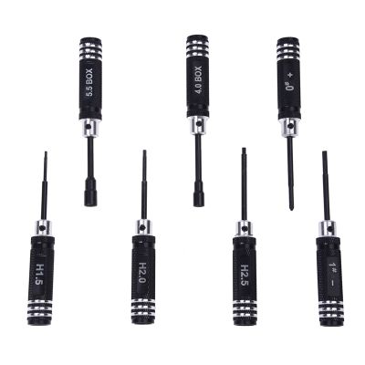 Set of 7 Hex Screwdriver Tool Kit for RC Car Helicopter Plane