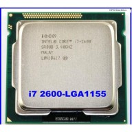 Bộ vi xử lý cpu intel core i7 2600 socket 1155 sử dụng cho main h61, B75, Q67, Q77..... Bảo hành 3 tháng thumbnail
