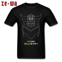 Ufo Robot Grendizer T Shirt Japanese Anime Mazinger Z Cool Tshirts 3D Print Game Comic New T-Shirts For Men Black MotherS Day