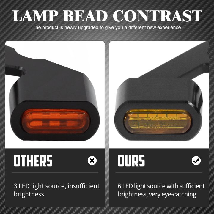 motorcycle-mini-led-สัญญาณไฟเลี้ยว-e-mark-ไฟแสดงสถานะโคมไฟสำหรับรถ-harley-สปอร์ตเตอร์เอ็กซ์แอล2004-2021-1200-883-72-48โรดสเตอร์